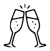 Ícono de brindis